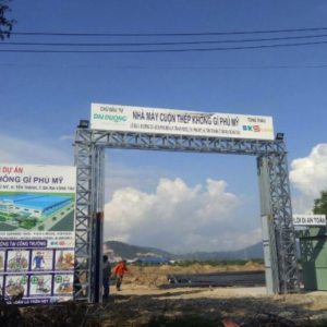 Nhà máy cuộn thép không gỉ - Nhà thầu: Công ty Bách Khoa Sài Gòn