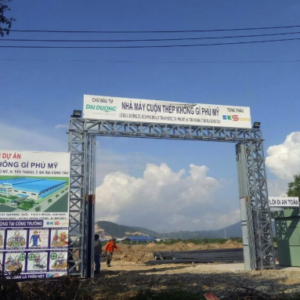 Nhà máy cuộn thép không gỉ - Nhà thầu: Công ty Bách Khoa Sài Gòn